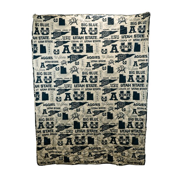 USU Quilted Decal Blanket